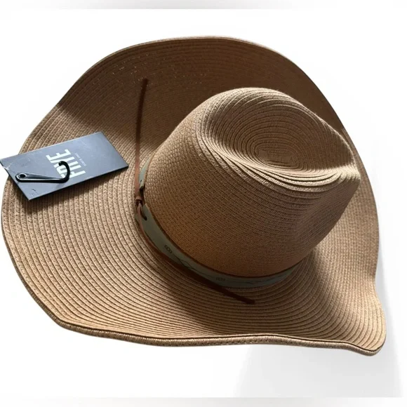 Frye Women’s Paperbraid Pinch Crown Cowboy Sun Hat NWT - Picture 4 of 11